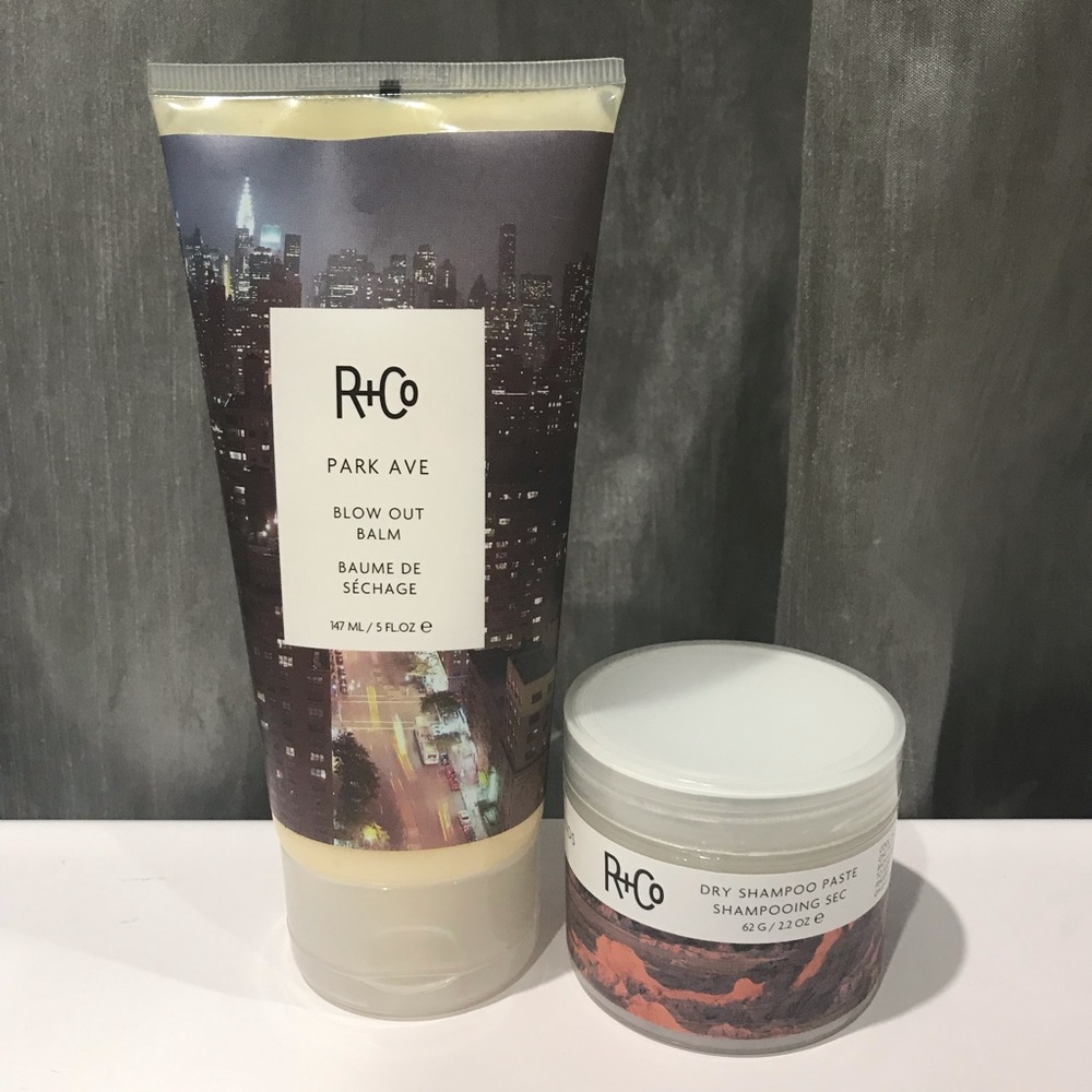 R+Co Park Ave Blowout Balm & Dry Shampoo Paste